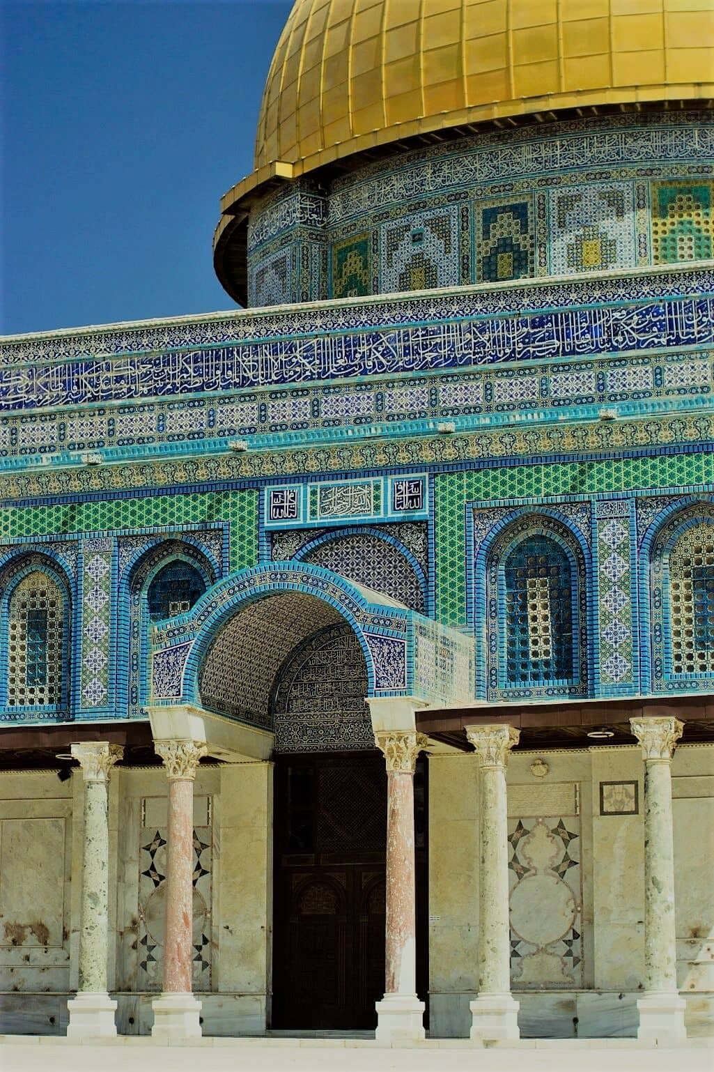 Cúpula dourada do Domo da Rocha, em Jerusalém